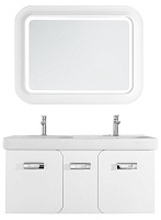 Водолей Мебель для ванной "Астрид 120" белая, с одним ящиком